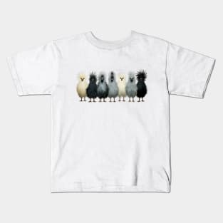 Fluffy Chickens Bad Hair Day Kids T-Shirt